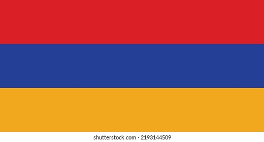Flag of Armenia. vector and illustration.