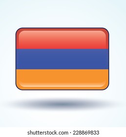 Flag of Armenia, vector illustration