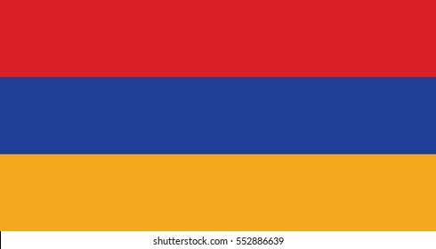 Flag of Armenia , Vector Illustration