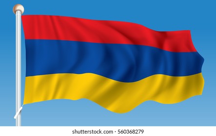 Flag of Armenia - vector illustration