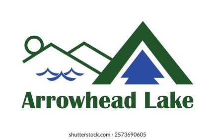 Flag of Arrowhead Lake, Pennsylvania,  USA. 