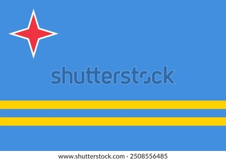 Flag of Aruba, National Flag