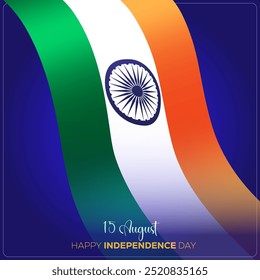  The flag with the Ashoka Chakra and the date 15 August really emphasize the significance of this historic event  while the message Happy Independence Day highlights the celebratory tone