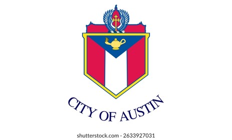 Flag of Austin, 16:9 Format, Austin Flag