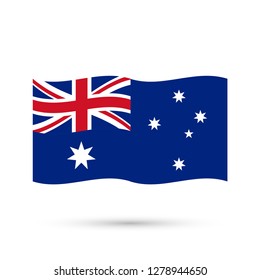 Grunge Australia Flag Australian Flag Distress Stock Vector (Royalty ...