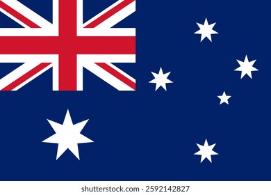 Flag of the Australia, 3:2 Format, Australia Flag	