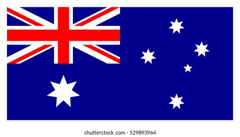 Flag of Australia. Australian National Flag. The Union Flag, the Commonwealth Star and the Southern Cross. Australian flag