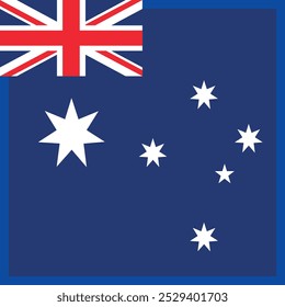 Flag of Australia clip art vector design.Australia Day .
