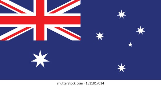 Flag of Australia CMYK vector file