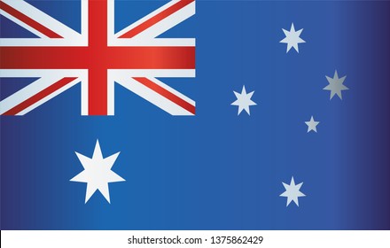 Flag of Australia, Commonwealth of Australia. 