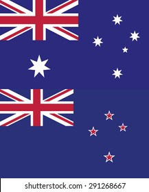 belønning Gå rundt bælte Australia and new zealand flag Images, Stock Photos & Vectors | Shutterstock