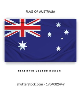 Flag of Australia - Realistic Vector Design