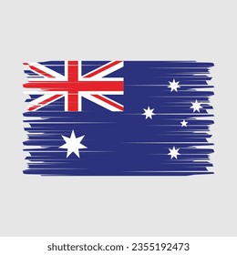 Flag of Australia vector illustration
