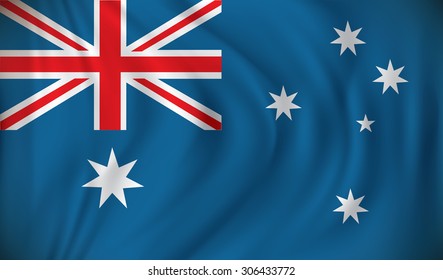 Flag of Australia - vector illustration