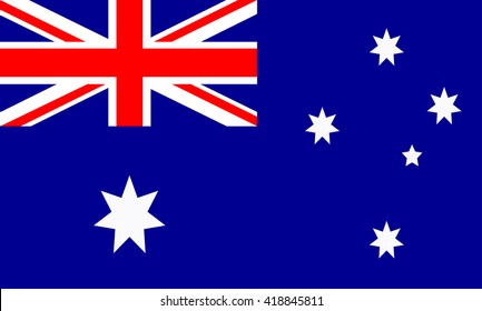 Flag of Australia vector image