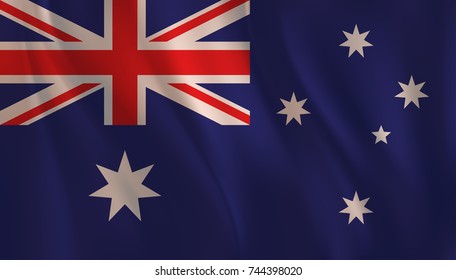 Flag of Australia, Waving 