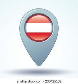 Flag of Austria, vector illustration