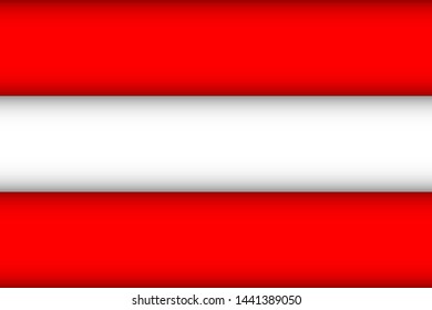 Flag of Austria. Vector illustration. Patriotic background.
