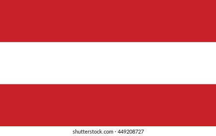 Flag of Austria. Vector illustration. The size of the original.
