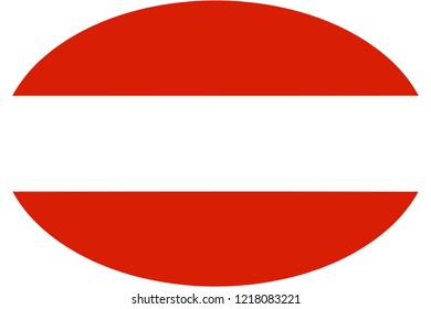 Flag of Austuria Ellipse Vector