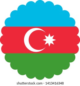 flag of azerbaijan illustration vector eps download