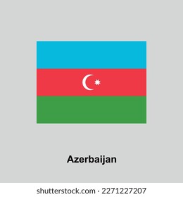 ilustración vectorial aislada de Azerbaiyán