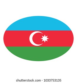 flag of Azerbaijan,vector illustration of Azerbaijan flag, official colors and proportion correctly. National Flag of Azerbaijan, A Flag Illustration within a Sign of the country of Azerbaijan.