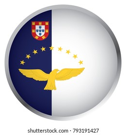 Flag of Azores (Round icon)