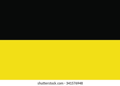 Flag of Baden-Wurttemberg state of Germany. Vector illustration.
