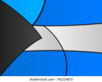 Flag of Bahamas backgrounds template, vector solid shapes illustration