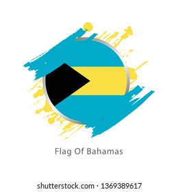 FLAG OF BAHAMAS - VECTOR ILLUSTRATION