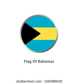 FLAG OF BAHAMAS - VECTOR ILLUSTRATION