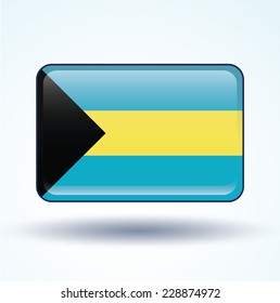Flag of Bahamas, vector illustration