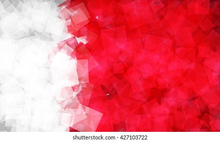 Flag of Bahrain (Kingdom of Bahrain) in Vector Square Design