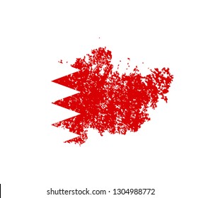 Flag Bahrain of the old state