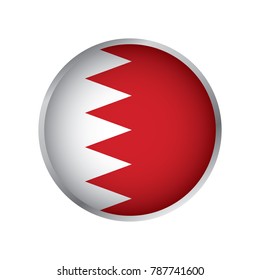 Flag of Bahrain (Round icon)