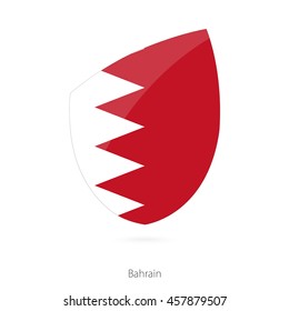 Flag of Bahrain. Vector Illustration.