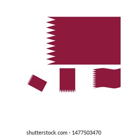 The flag of Bahrain, which has many types in the ASEAN region, is an image that can be modified.