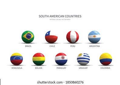 Flag Ball Vector North American Countries Stock Vector (Royalty Free ...