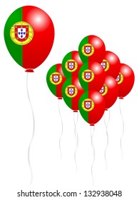 Flag balloon Portugal