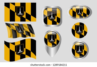 Flag of Baltimore, Maryland