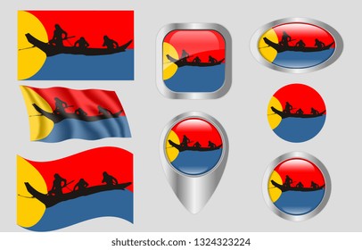 Flag of the Bandera Clatsop