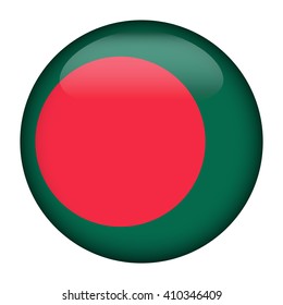 Flag of  Bangladesh Glossy Button