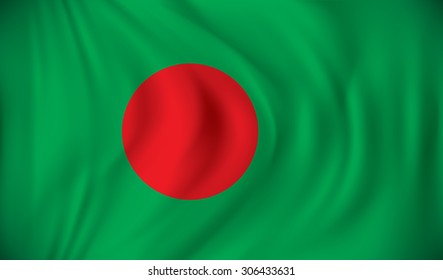 Flag of Bangladesh - vector illustration