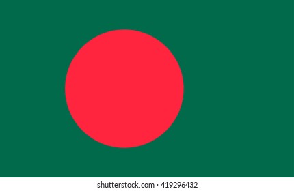 Flag of Bangladesh vector image