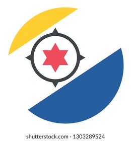 Flag, Banner, Emblem, Patch: Caribbean Netherlands