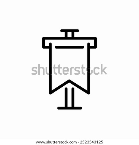 flag banner icon sign vector