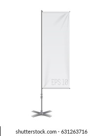 Flag banner stand display