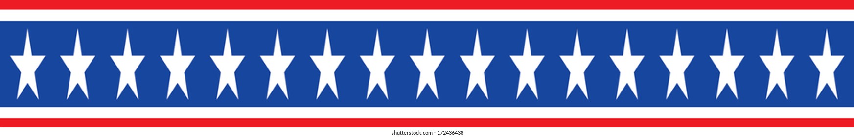 Flag Banner stars 