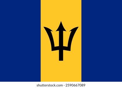 Flag of Barbados, 3:2 Format, Barbados Flag